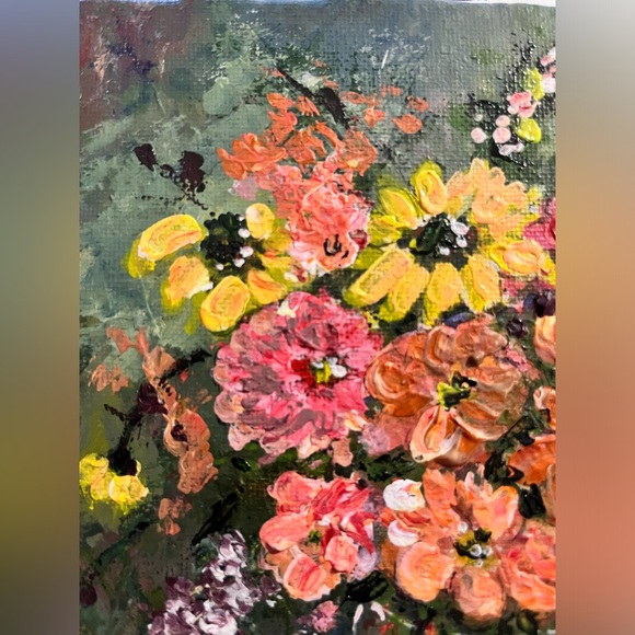 Original acrylic still life “Flores” 8x10 - Picture 4 of 10